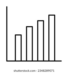 Bar Chart Icon Design For Personal And Comercial Use