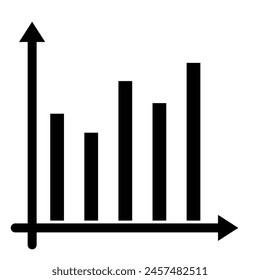 Bar Chart Icon Design For Personal And Commercial Use