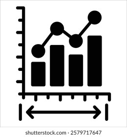 Bar Chart Icon Element For Design