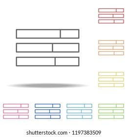 bar chart icon. Elements of Finance and chart in multi colored icons. Simple icon for websites, web design, mobile app, info graphics