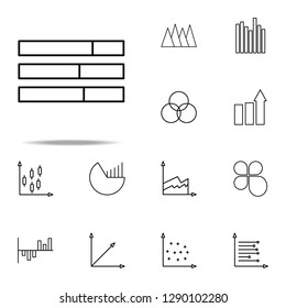 bar chart icon. Finance And Chart icons universal set for web and mobile