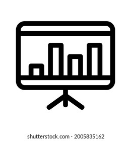 Balkendiagramm-Symbol oder Logo einzeln auf Zeichensymbolen, Vektorgrafik - hochwertige Vektorsymbole im schwarzen Stil

