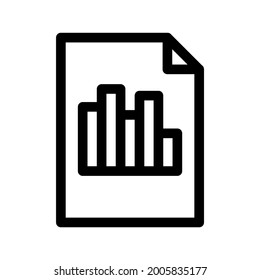 bar chart icon or logo isolated sign symbol vector illustration - high quality black style vector icons
