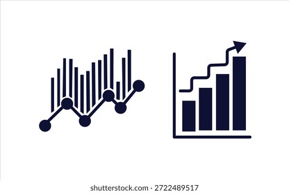 ícone do gráfico de barras relacionado ao gráfico, adequado para o site, aplicativo, interfaces do usuário, imprimível etc. estilo de ícone sólido.
