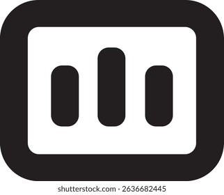 	Bar chart icon representing data analytics and statistics