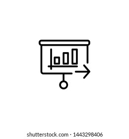bar chart  icon sign signifier vector