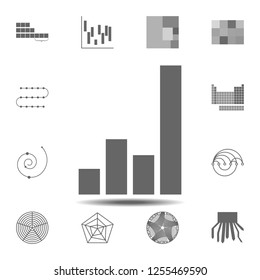 bar chart icon. Simple glyph vector element of charts and diagrams set icons for UI and UX, website or mobile application