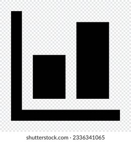 Bar Chart icon. Suitable for website UI design