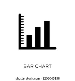 Bar chart icon. Bar chart symbol design from Analytics collection. Simple element vector illustration on white background.