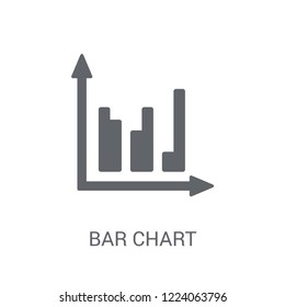 Bar chart icon. Trendy Bar chart logo concept on white background from Business and analytics collection. Suitable for use on web apps, mobile apps and print media.