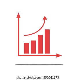 Bar Chart icon vector EPS10