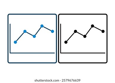 bar chart icon vector. Icon related to graph and seo . suitable for web site, app, user interfaces, printable etc. solid icon style. simple vector design editable