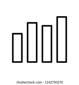 Bar Chart icon vector icon. Simple element illustration. Bar Chart symbol design. Can be used for web and mobile.