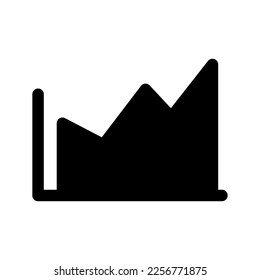 Bar Chart Icon Vector Symbol Design Illustration