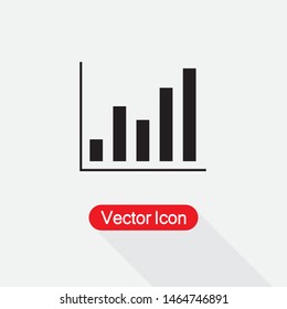 Bar Chart Icon,Diagram Icon,Histogram Column Chart Icon, Financial Sign Vector Illustration Eps10