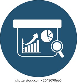  Bar Chart  illustration with isolated background
