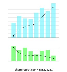 Bar chart info graphics