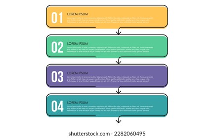 Bar chart, infographic template for presentation vector illustration