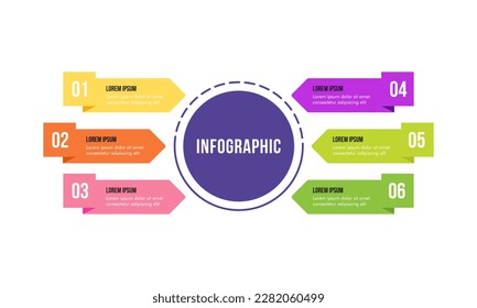 Bar chart, infographic template for presentation vector illustration
