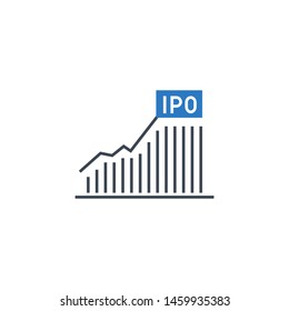 Bar Chart related vector glyph icon. Isolated on white background. Vector illustration.