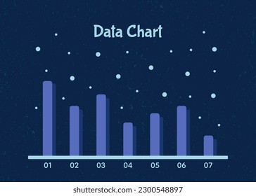 Bar chart for report presentation business statistic data analysis chart and graph