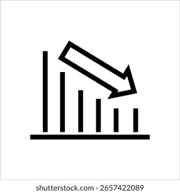 Bar chart with upward arrow showing growth, success, positive trend, statistics, and financial increase.	
