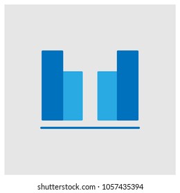 Bar Chart Vector Icon