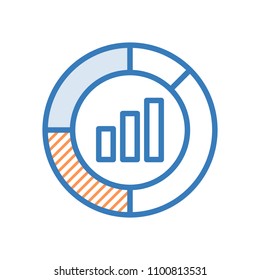 Bar Chart Vector Icon