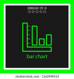 Bar Chart Increase Vector Icon Stock Vector (Royalty Free) 1162916074 ...