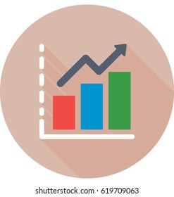 Bar Chart Vector Icon