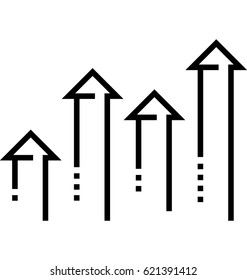 Bar Chart Vector Icon