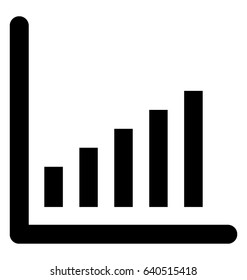 Bar Chart Vector Icon