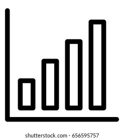 Bar Chart Vector Icon