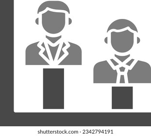 Bar Chart vector icon. Can be used for printing, mobile and web applications.