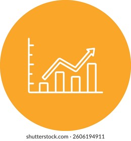 Bar Chart vector icon. Can be used for printing, mobile and web applications.