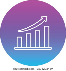 Bar Chart vector icon. Can be used for printing, mobile and web applications.