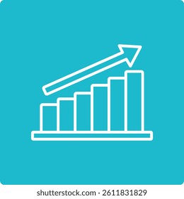 Bar Chart vector icon. Can be used for printing, mobile and web applications.