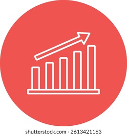 Bar Chart vector icon. Can be used for printing, mobile and web applications.