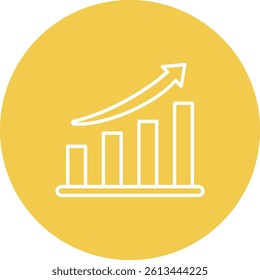 Bar Chart vector icon. Can be used for printing, mobile and web applications.