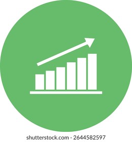 Bar Chart vector icon. Can be used for printing, mobile and web applications.