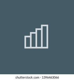 Bar Chart vector icon. Bar Chart concept stroke symbol design. Thin graphic elements vector illustration, outline pattern for your web site design, logo, UI. EPS 10.