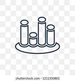 Bar chart vector outline icon isolated on transparent background, high quality linear Bar chart transparency concept can be used web and mobile - Powered by Shutterstock - Get 15% off with code: PIKWIZARD15