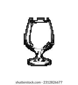 bar cocktail glasses game pixel art retro vector. bit bar cocktail glasses. old vintage illustration