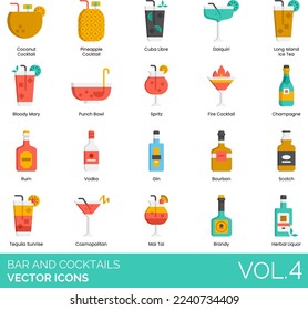 Bar and Cocktails Icons including Vector, Icons, Alcoholic, Drink, Bar, Counter, Location, Patron, Stool, Barrel, Bartender, Beer, Bottle, Can, Keg, Mug, Pong, Tap, Bill, Billiard, Bloody, Mary