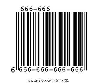 Bar Code 666 (vector)