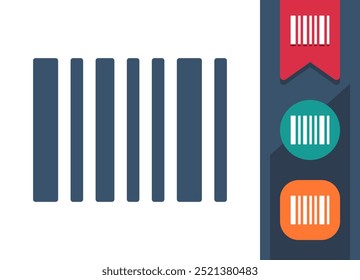 Bar Code, Barcode Icon. Professional, pixel perfect icon. EPS 10 format.