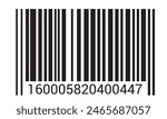 Bar code. Barcode illustration. Editable color.  isolated on white background. vector illustration. EPS 10