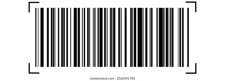 Bar code. Barcode illustration. Editable color. isolated on white background. vector illustration. EPS 10