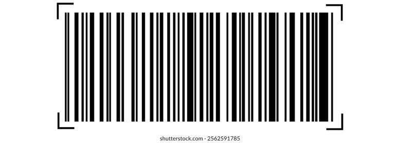 Bar code. Barcode illustration. Editable color. isolated on white background. vector illustration. EPS 10