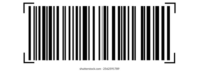 Bar code. Barcode illustration. Editable color. isolated on white background. vector illustration. EPS 10